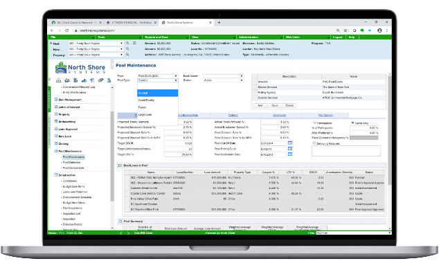 Pool Maintanence - CMBS Software